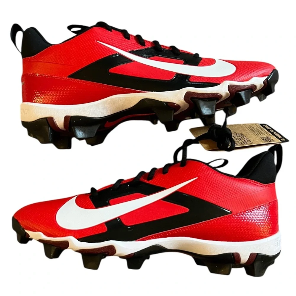 Nike Alpha Menace 4 Shark University Red/White Cleats Brand New Size‎ 10